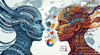 Illustration of cultural nuance in marketing with multilingual text across diverse audiences