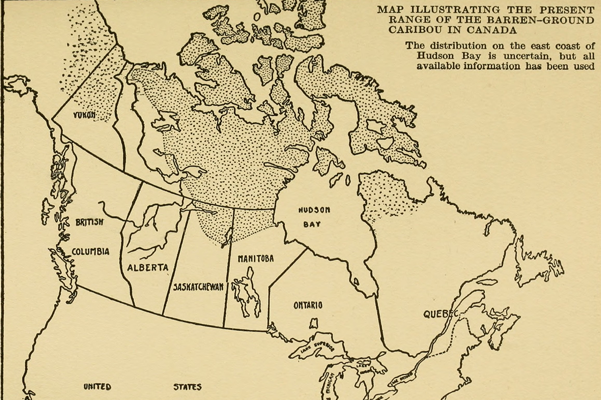 1921 Map of Canada Territories 
