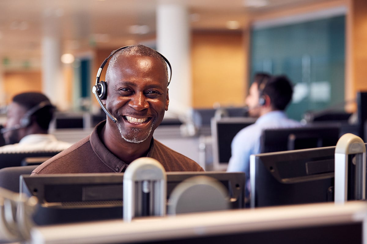 Ad Astra Best Practices for Multilingual Customer Service Smiling Rep